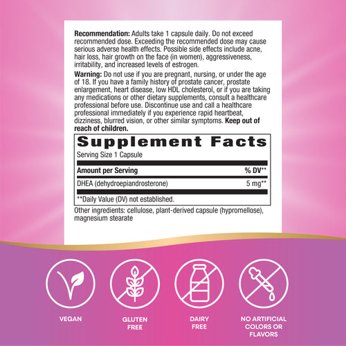 Nature's Way® | Youthful You DHEA 5mg Sku:05006