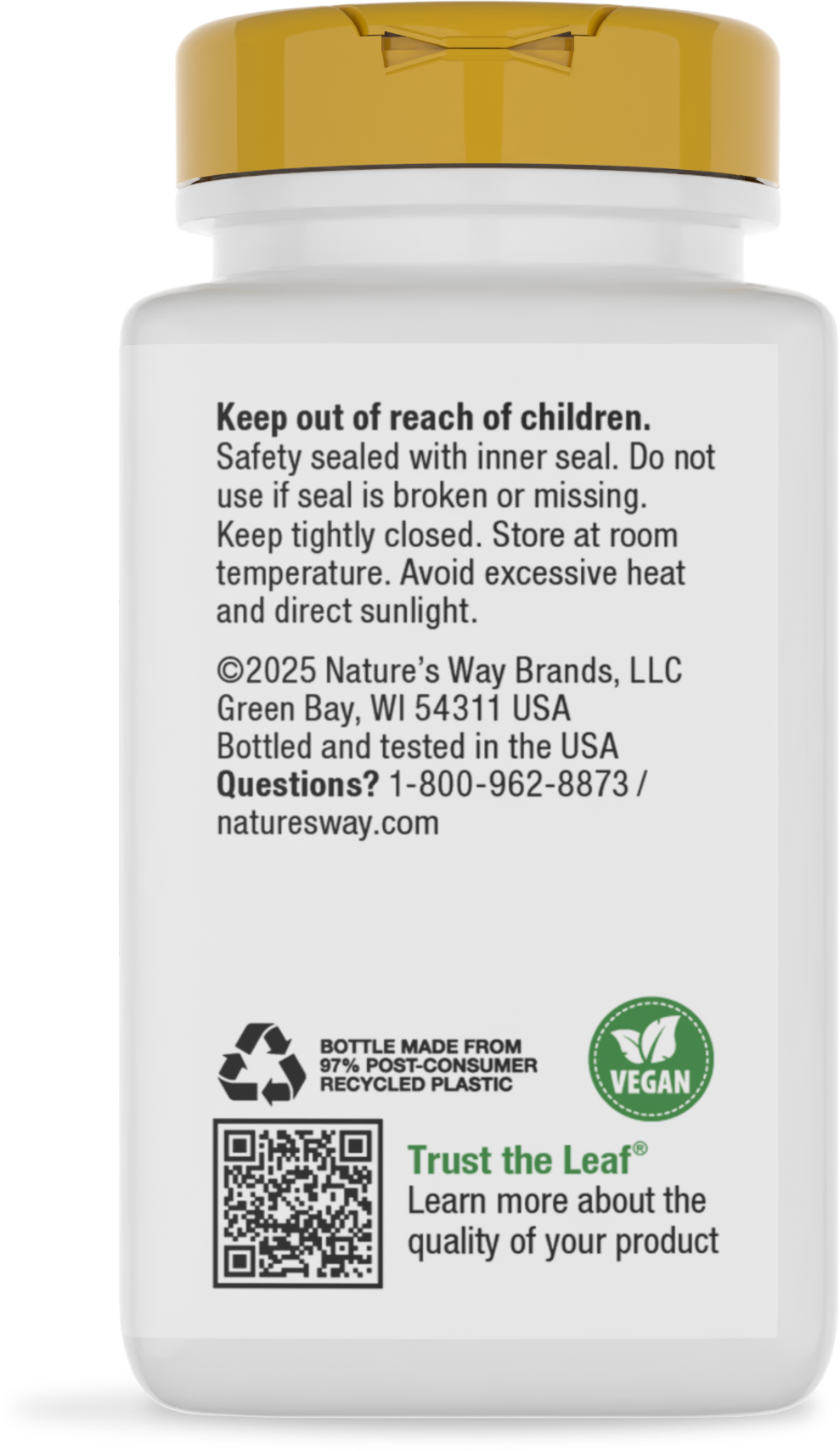 <{%MAIN4_09556%}>Nature's Way® | L-Theanine - back of pack