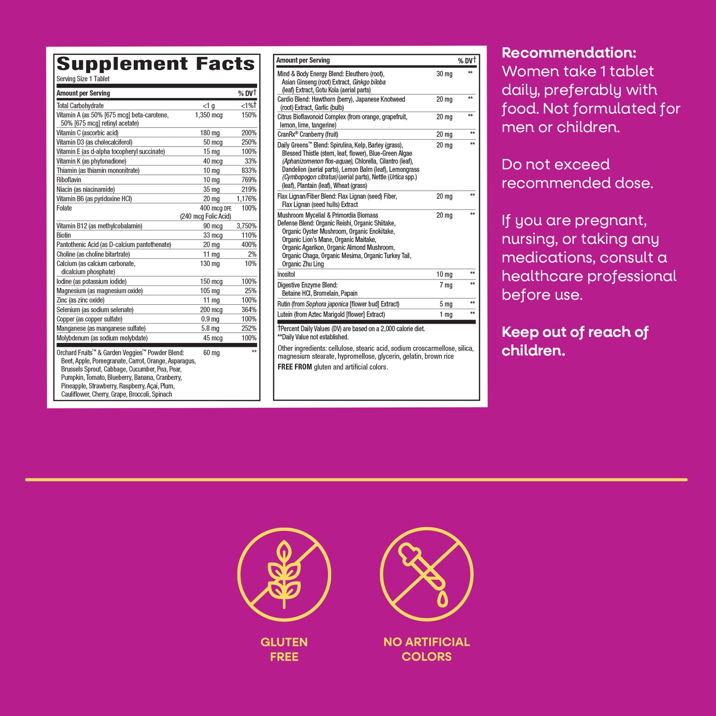 <{%MAIN14_15692%}>Nature's Way® | Alive! Women's 50+ Ultra Multivitamin