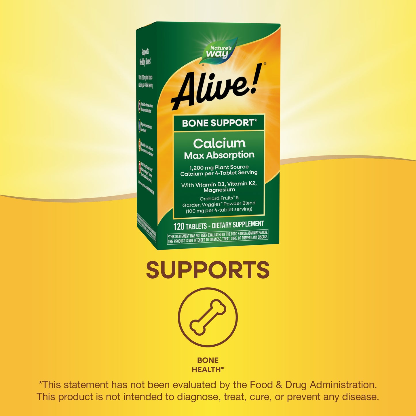 <{%MAIN6_15839%}>Nature's Way® | Alive! Calcium Bone Support