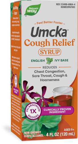 Nature's Way® | Umcka Cough Relief Syrup, 4 fl oz (120 ml), English Ivy Sku:15864