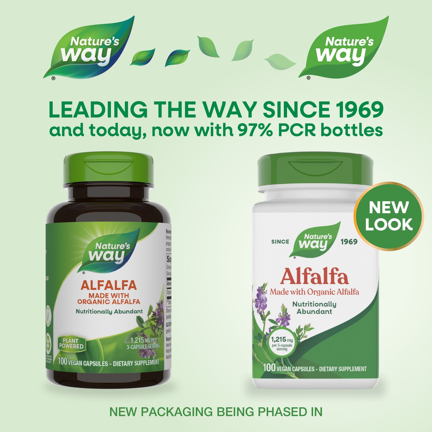 <{%MAIN1_10100%}>Nature's Way® | Alfalfa - package updates old to new