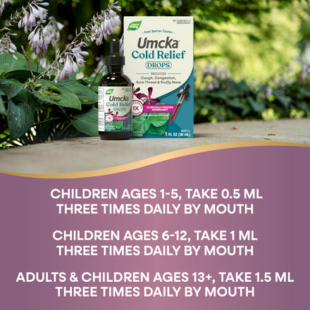 Umcka® Cold Relief Drops Supplement Facts