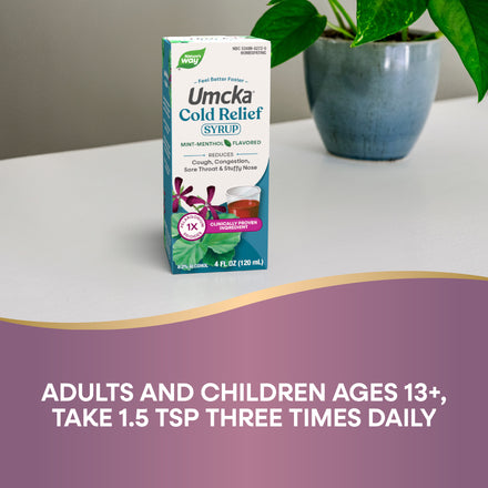 Umcka® Cold Relief Syrup Supplement Facts