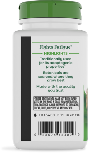 Nature's Way® | Asian Ginseng - left side of pack Sku:13400