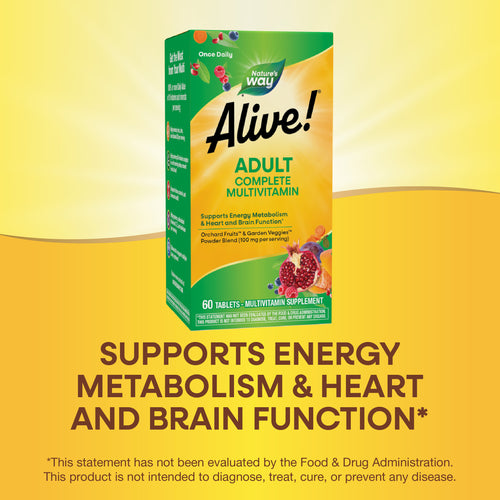 Nature's Way® | Alive! Adult Complete Multivitamin Sku:60192