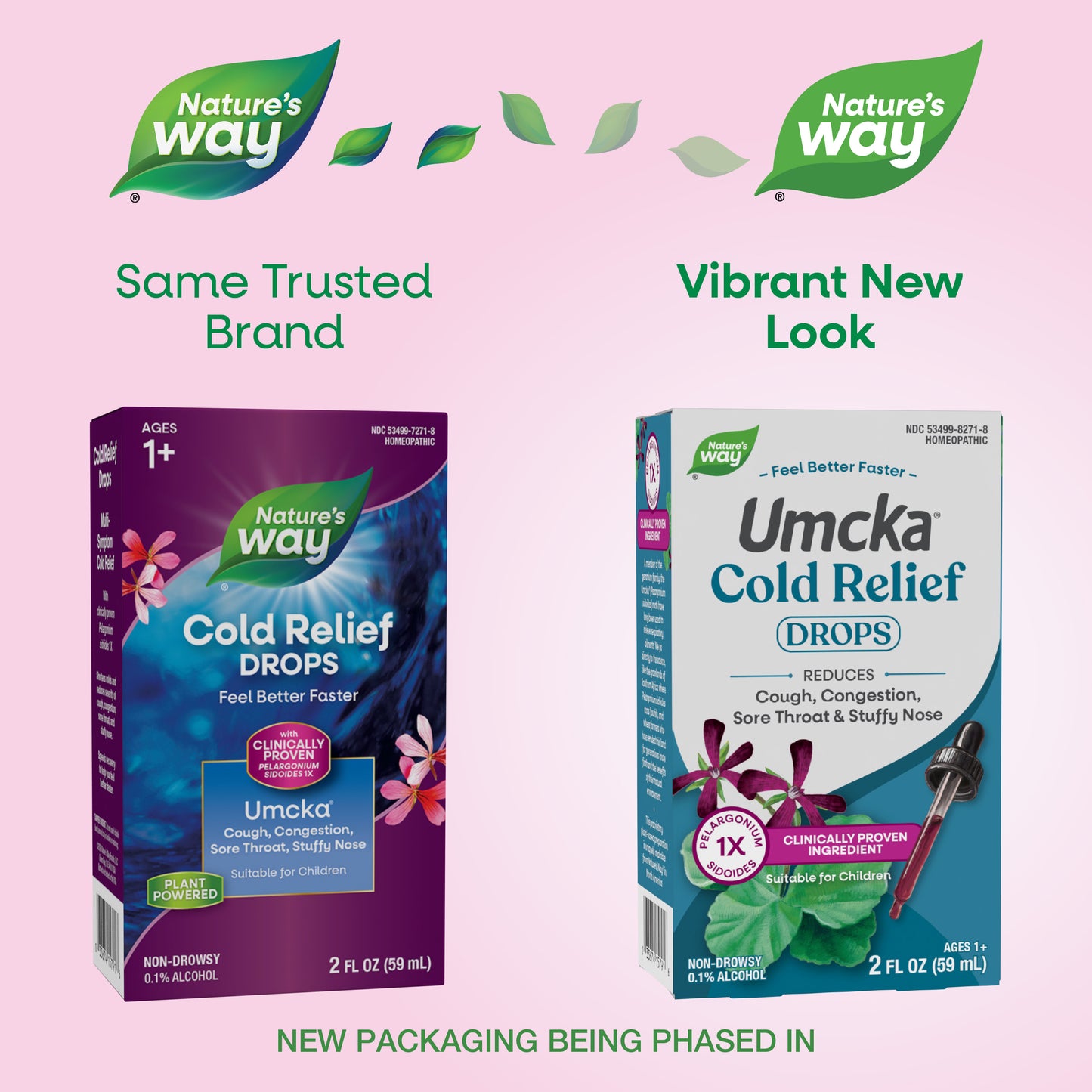 <{%MAIN1_15791%}>Nature's Way® | Umcka Cold Relief Drops - package updates old to new