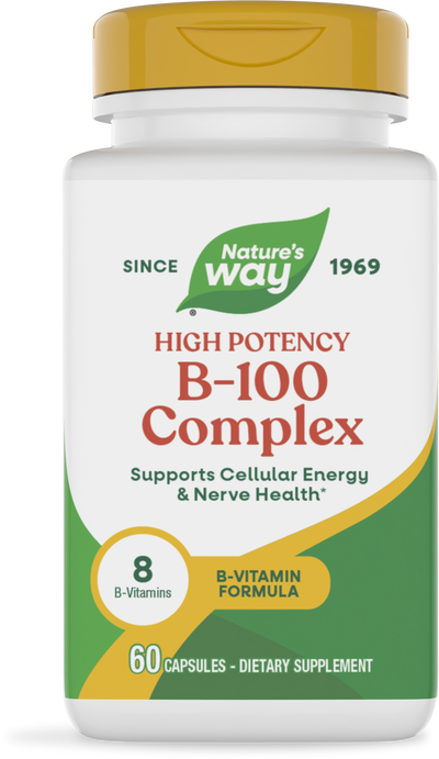 <{%PRIMARY_40520%}>Nature's Way® | Vitamin B-100 Complex, 60 capsules