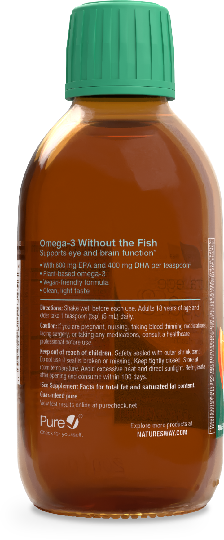 <{%MAIN8_12325C%}>Nature's Way® | NutraVege Omega-3 - left side of pack