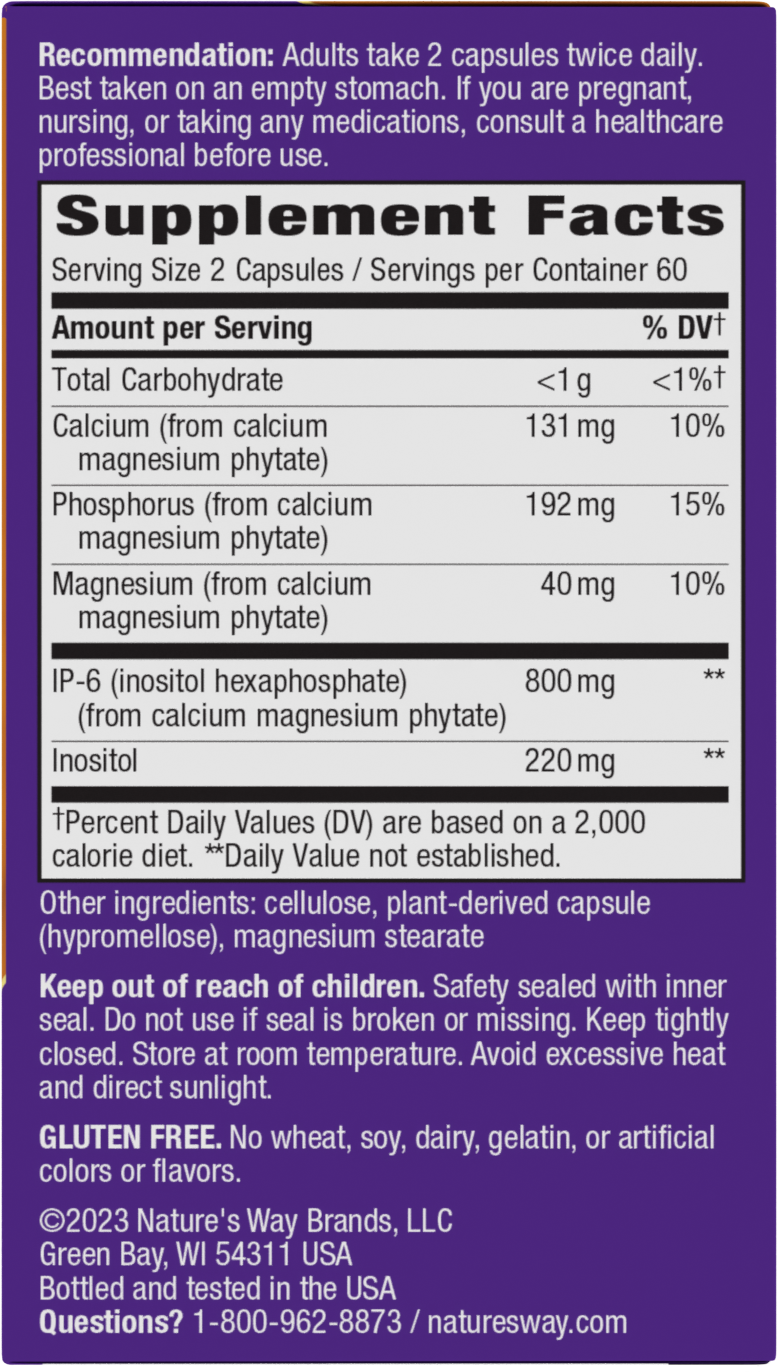 <{%MAIN2_05802%}>Nature's Way® | Cell Forté IP-6 & Inositol - right side of pack