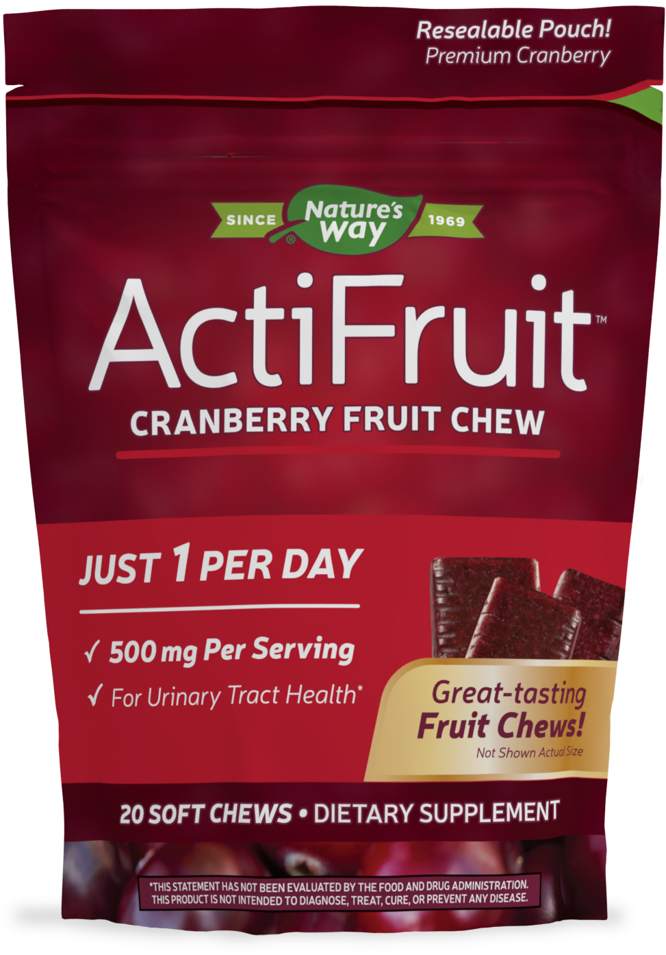<{%PRIMARY_07842IP%}>Nature's Way® | ActiFruit, 20 chews