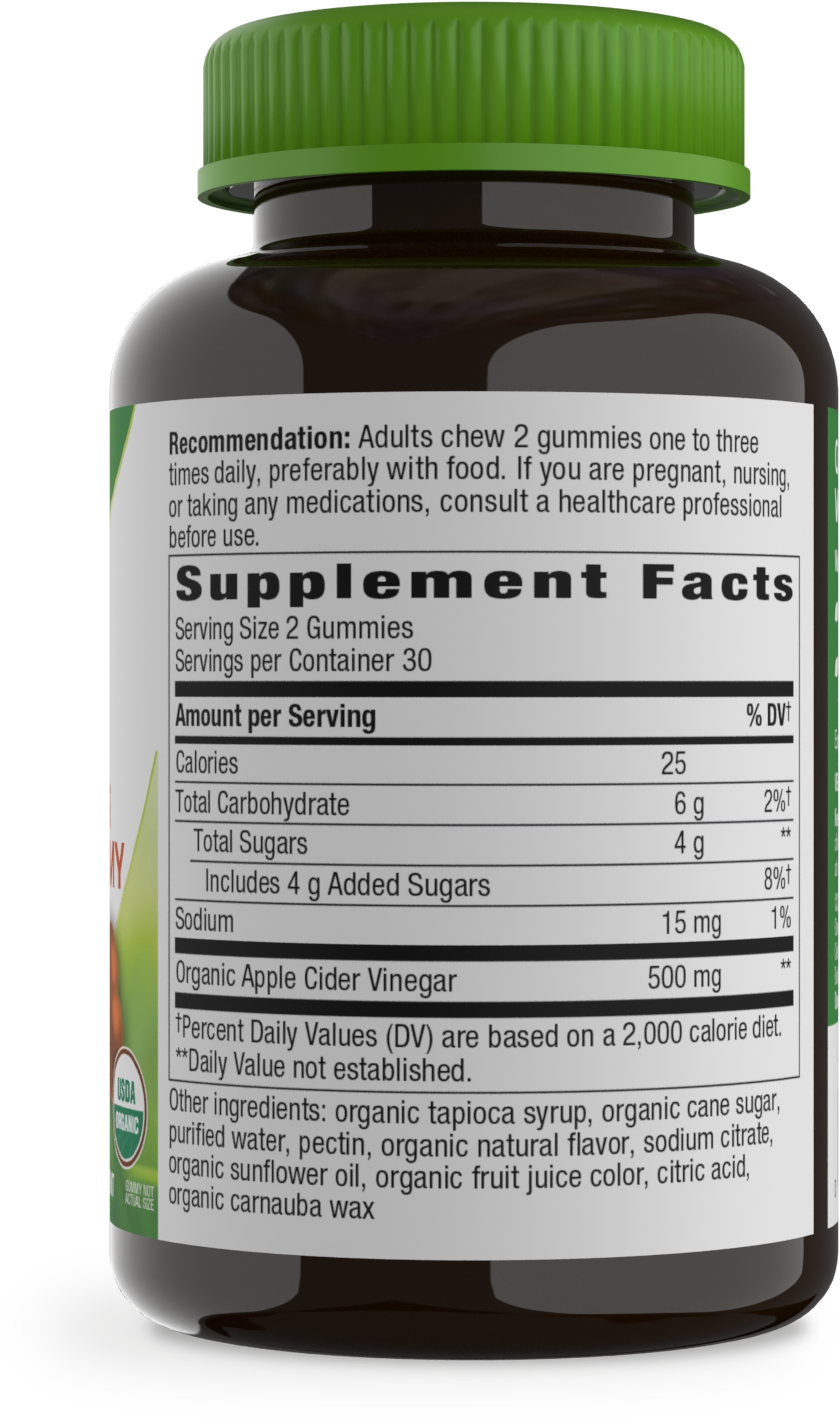 <{%MAIN2_13752%}>Nature's Way® | Organic Apple Cider Vinegar Gummies - right side of pack