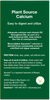 Nature's Way® | Alive! Calcium Bone Support - back of pack Sku:15838