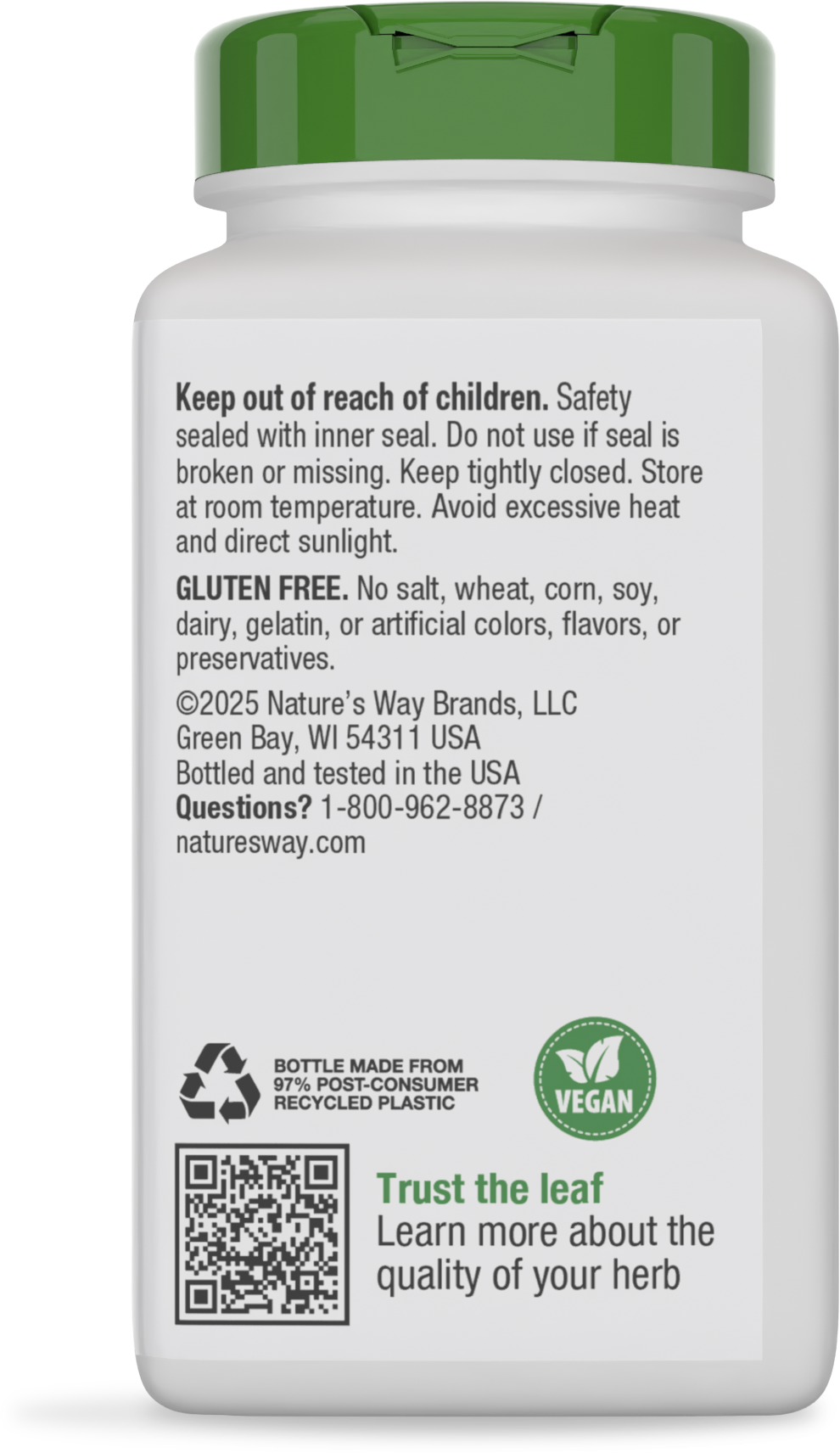 <{%MAIN12_15361%}>Nature's Way® | Cranberry Fruit - back of pack