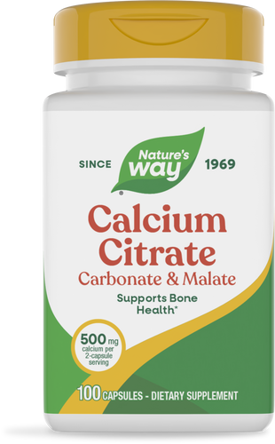 Nature's Way® | Calcium Citrate, Carbonate & Malate, 100 capsules Sku:41010