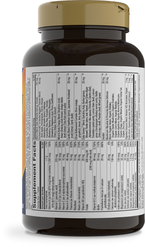 Nature's Way® | Alive! Men's 50+ Ultra Multivitamin - right side of pack Sku:13940