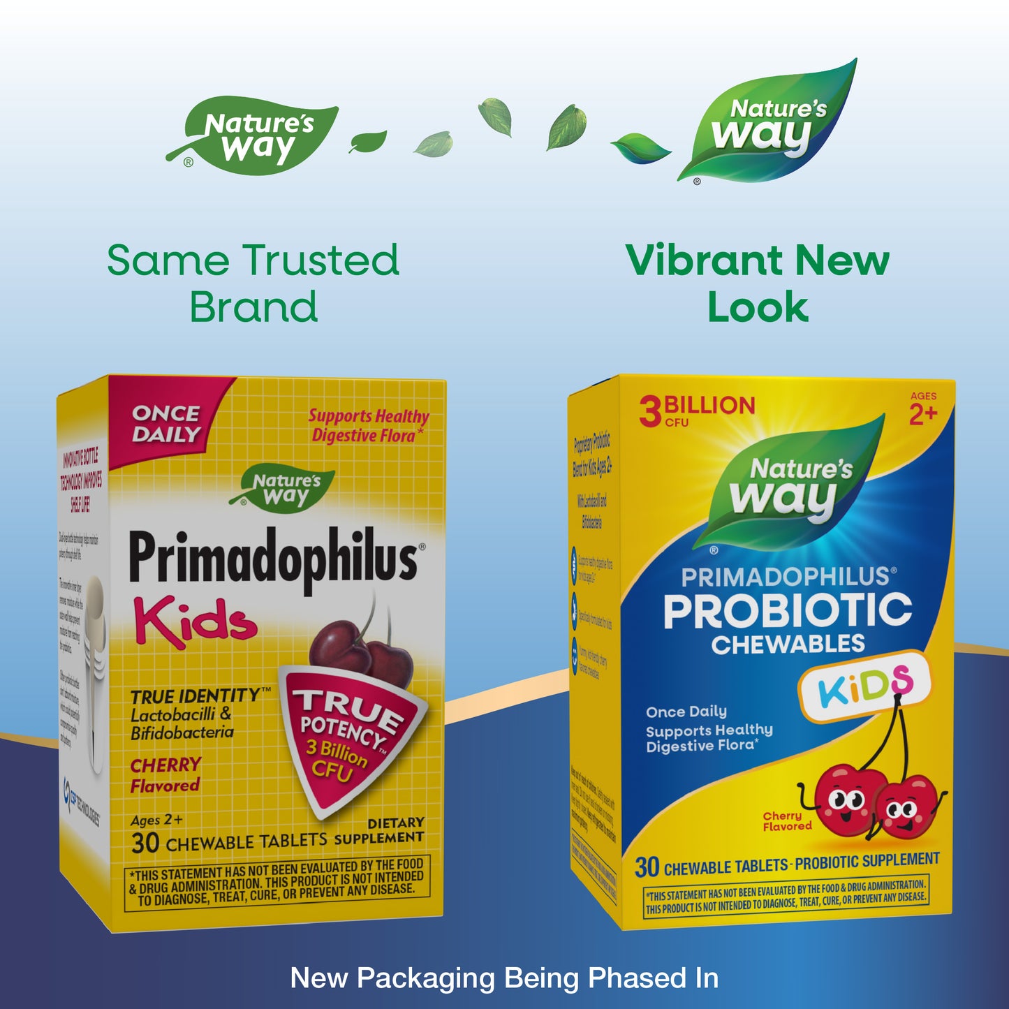 <{%MAIN1_14243%}>Nature's Way® | Primadophilus Kids Probiotic - package updates old to new