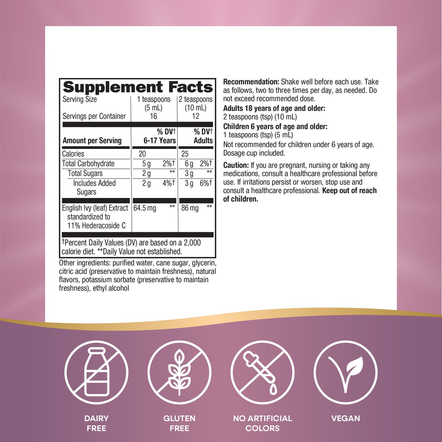 <{%MAIN7_08771%}>Nature's Way® | Bronchial Soothe Ivy Leaf Extract Syrup