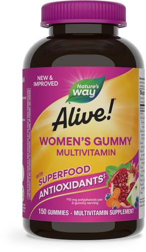 Nature's Way® | Alive! Women's Gummy Multivitamin, 150 gummies, Mixed Berry Sku:14069