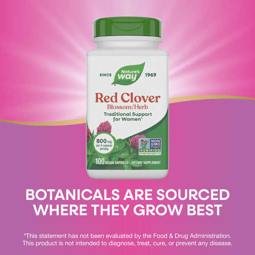 Nature's Way® | Red Clover Blossom / Herb Sku:16000