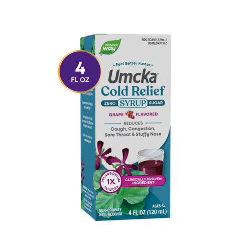 Nature's Way® | Umcka Zero Sugar Cold Relief Syrup Sku:15794