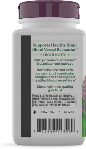 Nature's Way® | Petadolex Pro-Active - left side of pack Sku:04806