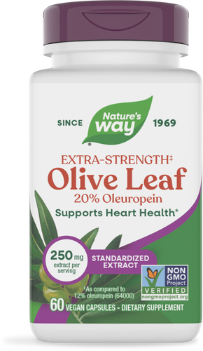 Nature's Way® | Olive Leaf Standardized Extract, 60 capsules Sku:15480