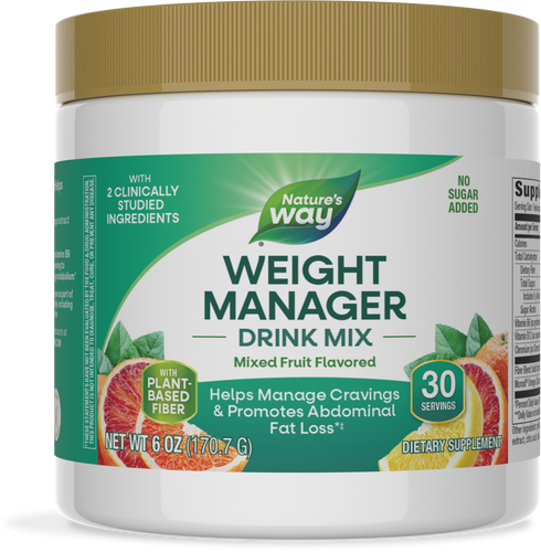 Nature's Way® | Weight Manager Drink Mix Powder, 6 oz (170 g), Mixed Fruit Sku:14986