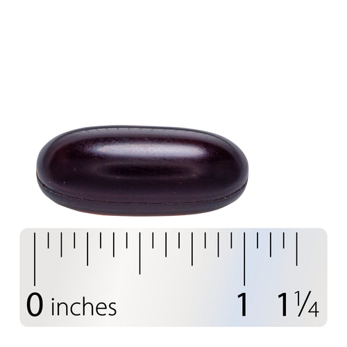 Nature's Way® | Flax Oil - Softgel and ruler Sku:15425