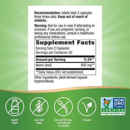 Nature's Way® | Neem Leaf Sku:15120
