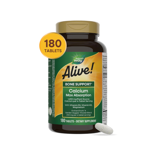 Nature's Way® | Alive! Calcium Bone Support Sku:10501