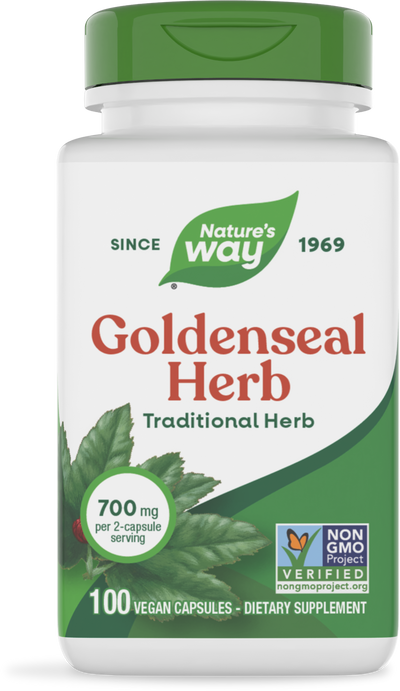 <{%PRIMARY_13700%}>Nature's Way® | Goldenseal Herb, 100 capsules