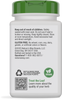 Nature's Way® | Dandelion Root - back of pack Sku:12300