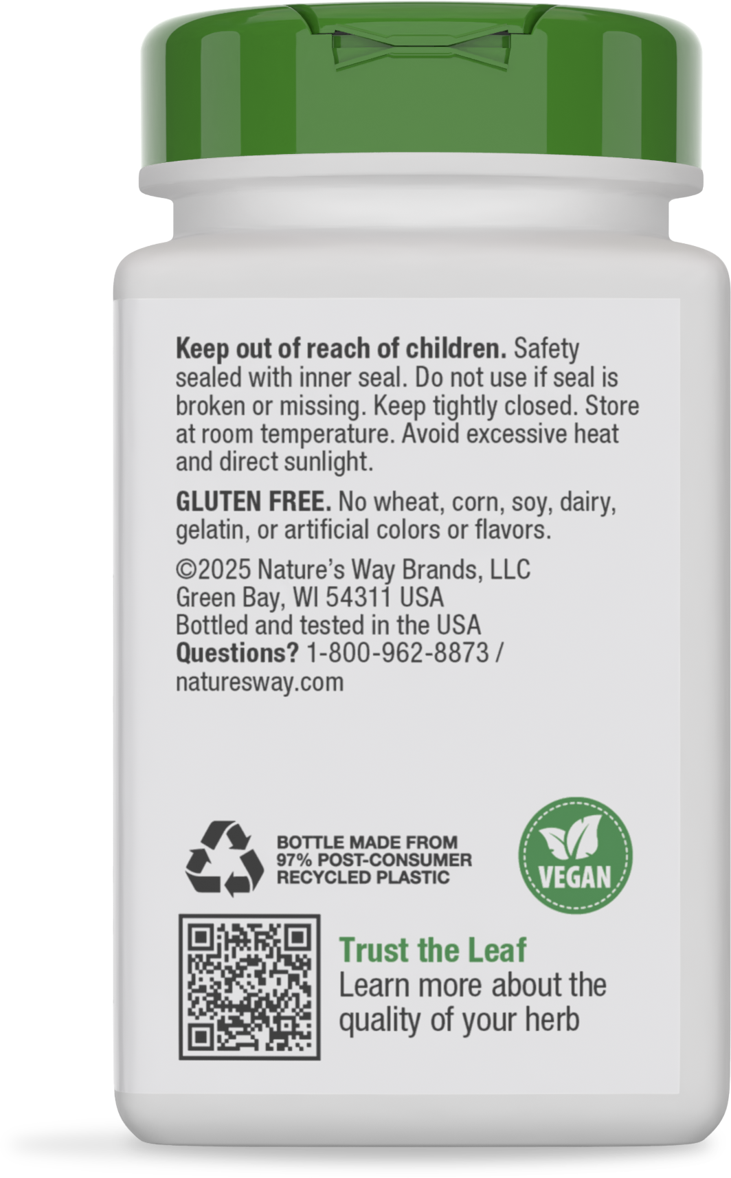 <{%MAIN20_12300%}>Nature's Way® | Dandelion Root - back of pack