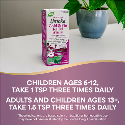 Umcka® Cold & Flu Relief Syrup Supplement Facts