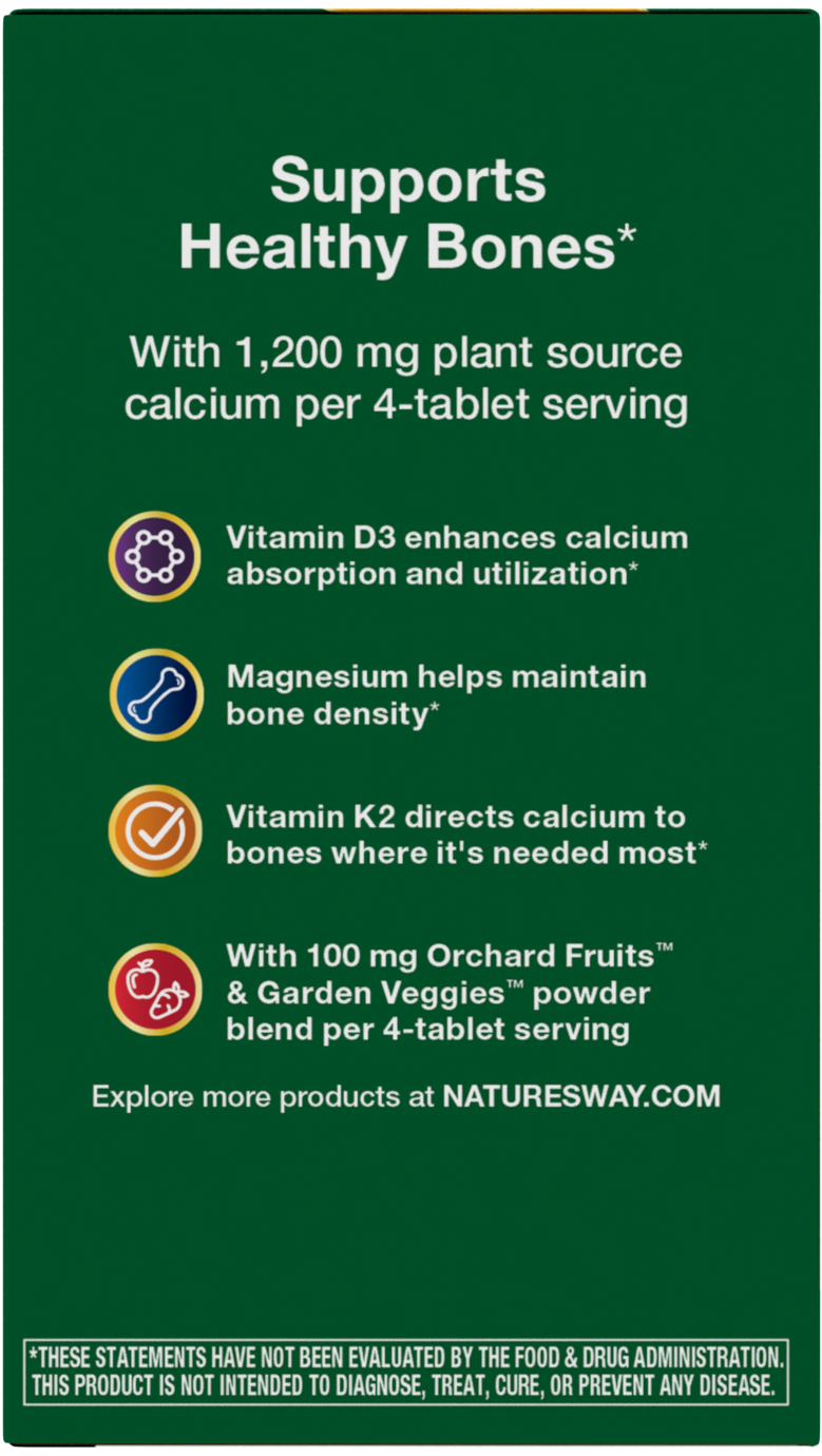 <{%MAIN4_15839%}>Nature's Way® | Alive! Calcium Bone Support - left side of pack