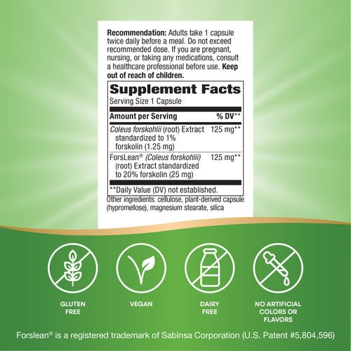 Nature's Way® | Forskohlii Standardized Extract Sku:10006