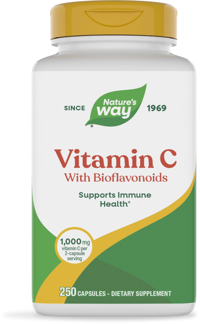 <{%PRIMARY_40331%}>Nature's Way® | Vitamin C with Bioflavonoids, 250 capsules