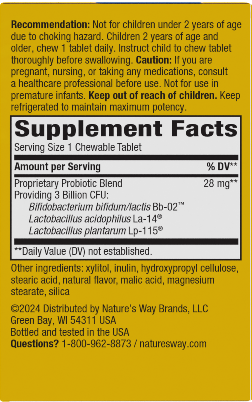 <{%MAIN18_11035%}>Nature's Way® | Primadophilus Kids Probiotic - right side of pack