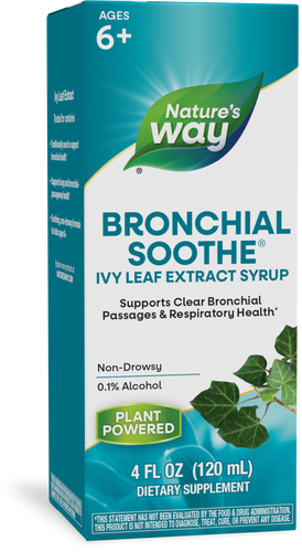 Nature's Way® | Bronchial Soothe Ivy Leaf Extract Syrup, 4.0 fl oz (120 ml) Sku:08771
