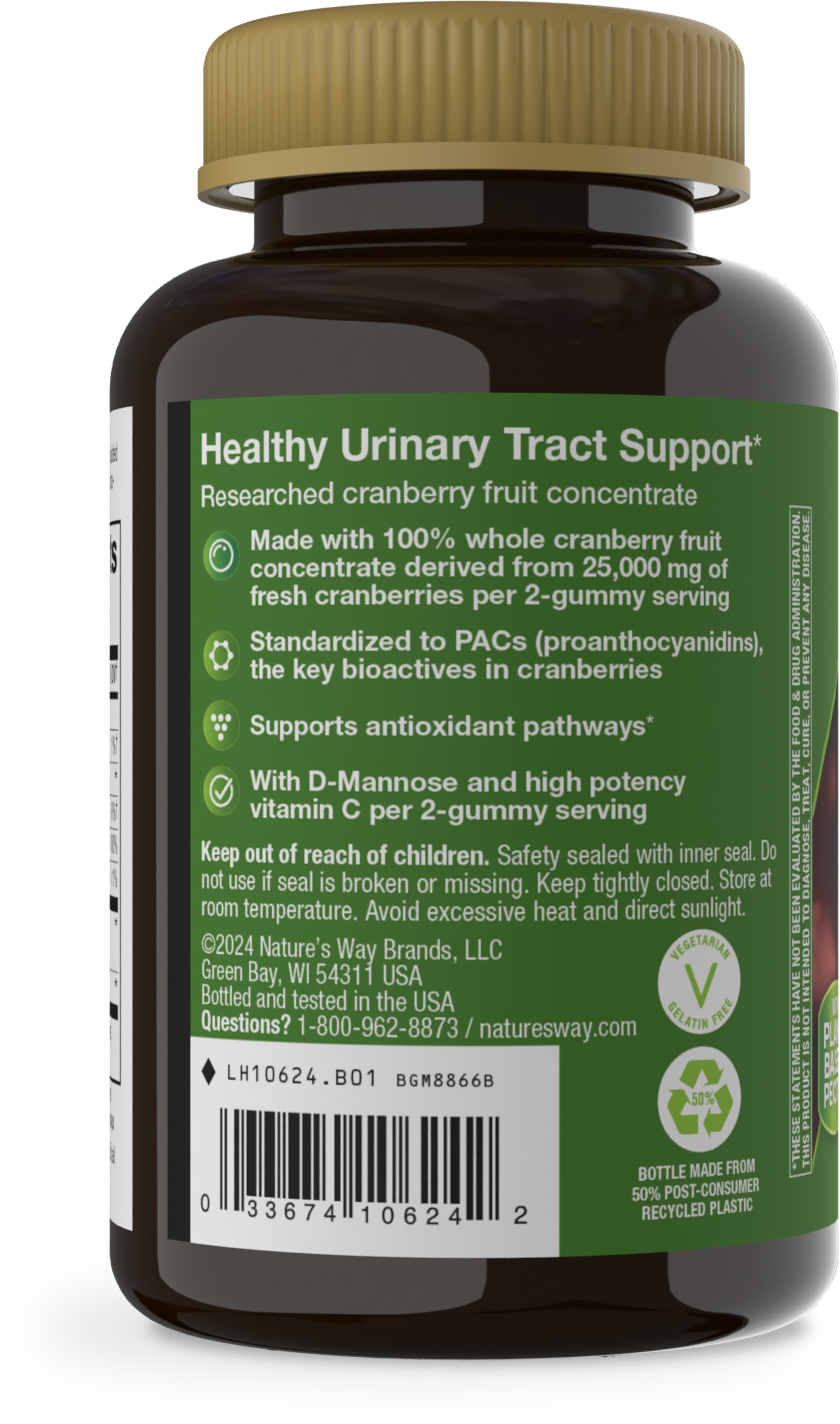 <{%MAIN3_10624%}>Nature's Way® | CranRx Gummies - left side of pack