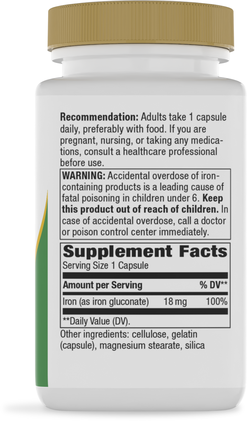 <{%MAIN2_41041%}>Nature's Way® | Iron - right side of pack