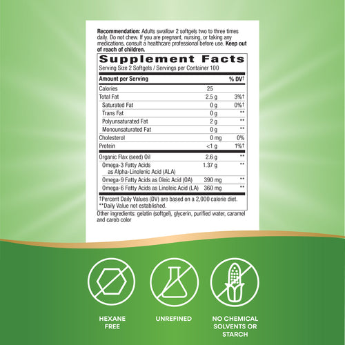 Nature's Way® | Flax Oil Sku:15425