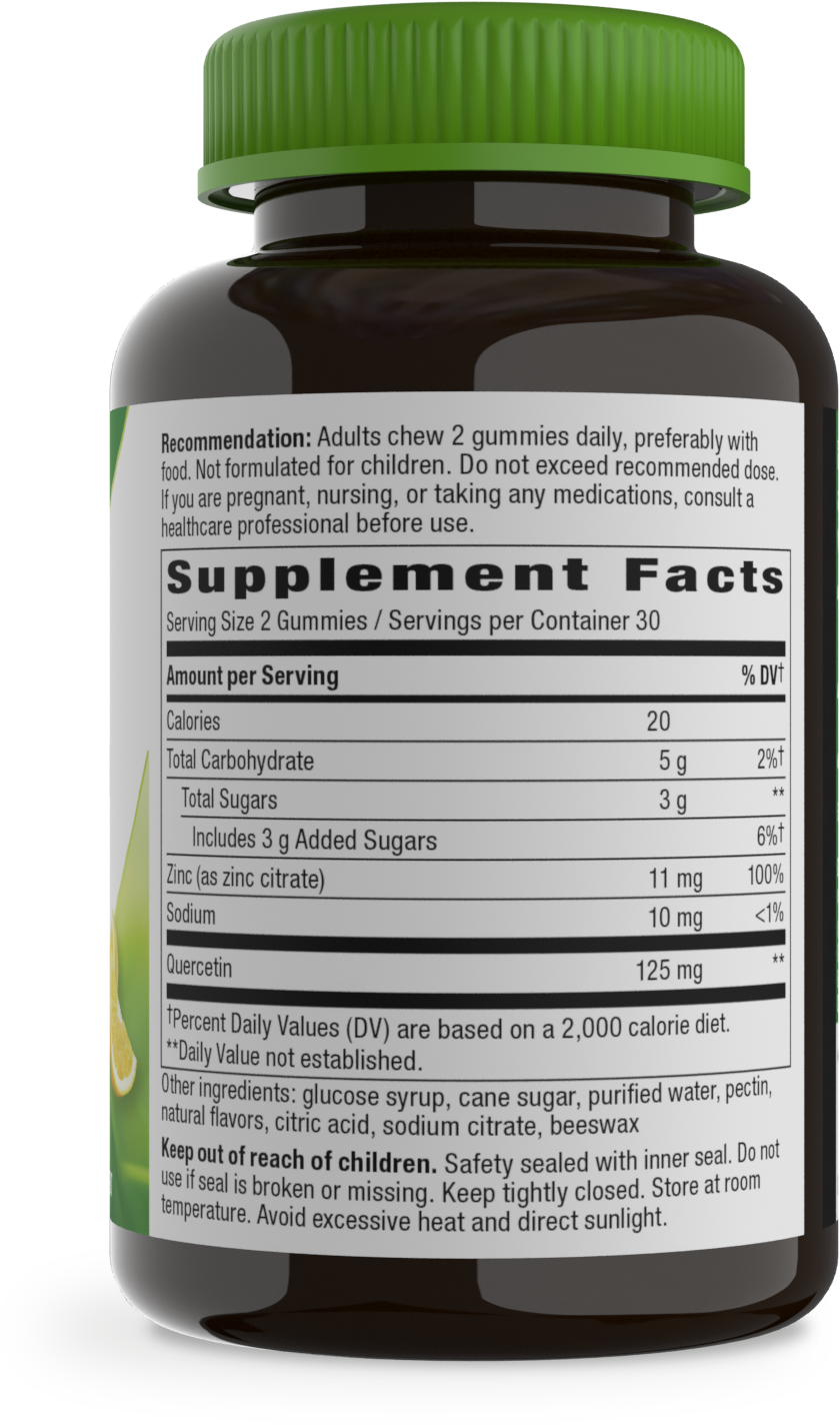 <{%MAIN2_14261%}>Nature's Way® | Quercetin Gummies - right side of pack