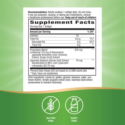 Nature's Way® | Resveratrol-Forte Premium Blend Sku:05836