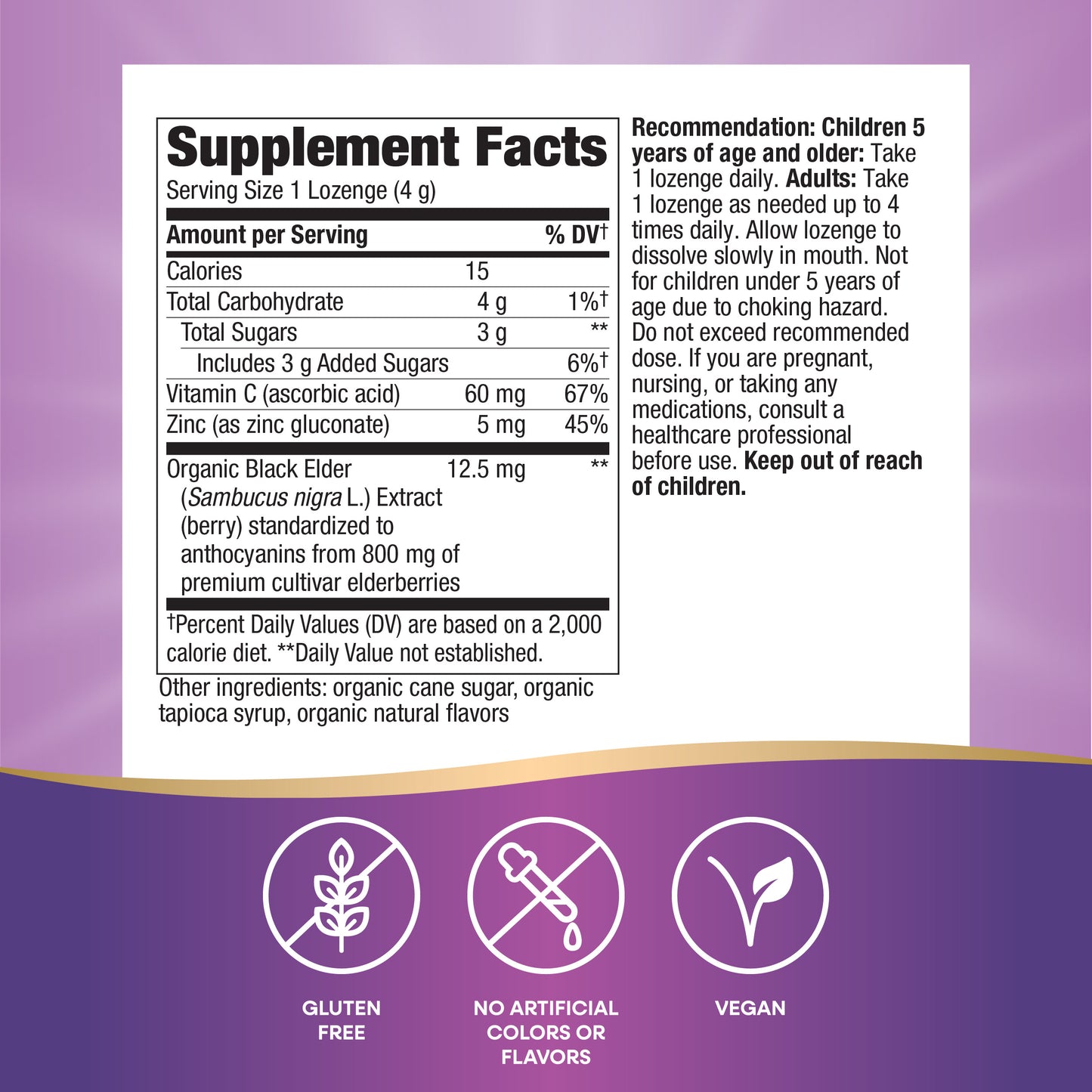 <{%MAIN19_10220%}>Nature's Way® | Sambucus Immune Lozenges