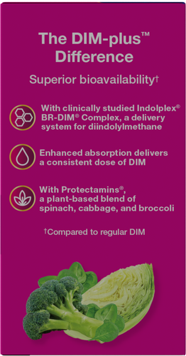 Nature's Way® | DIM-Plus - left side of pack Sku:14810