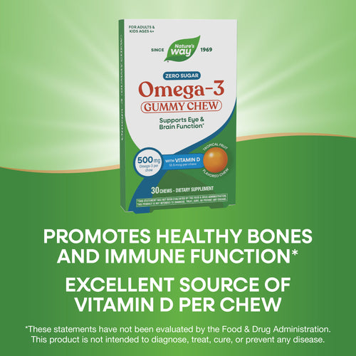 Nature's Way® | Omega 3 Gummy Chews Sku:15940