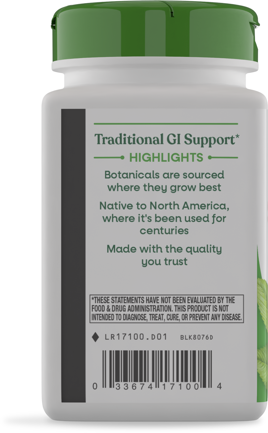 <{%MAIN8_17100%}>Nature's Way® | Slippery Elm Bark - left side of pack