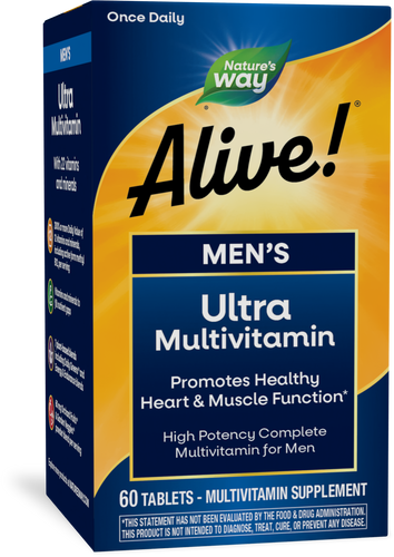 Nature's Way® | Alive! Men's Ultra Multivitamin, 60 tablets Sku:15685